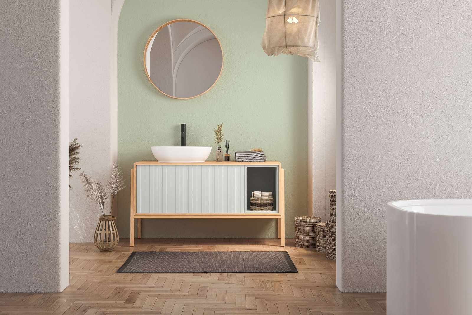             Premium Wall Paint Awakening Pastel Green »Sweet Sage« NW400 – 1 litre
        