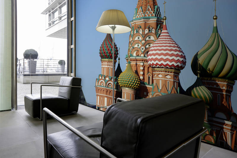             Fototapete Landschaft Panorama Gebirgskette
        