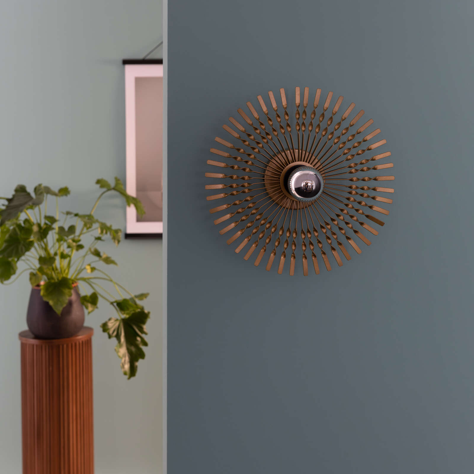 Wandleuchte aus Metall - Lias – Gold