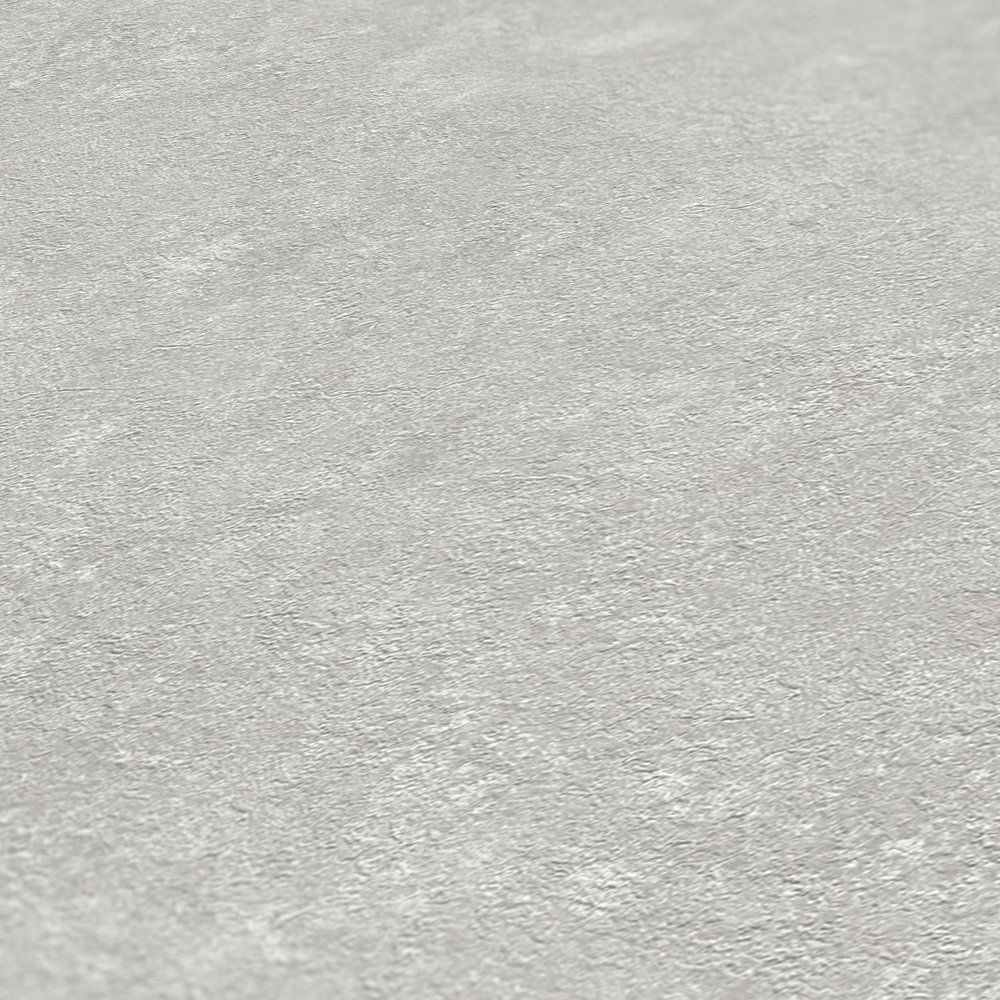             Metalloptik Tapete mit Rost-Akzenten im Industrial Style – Grau
        