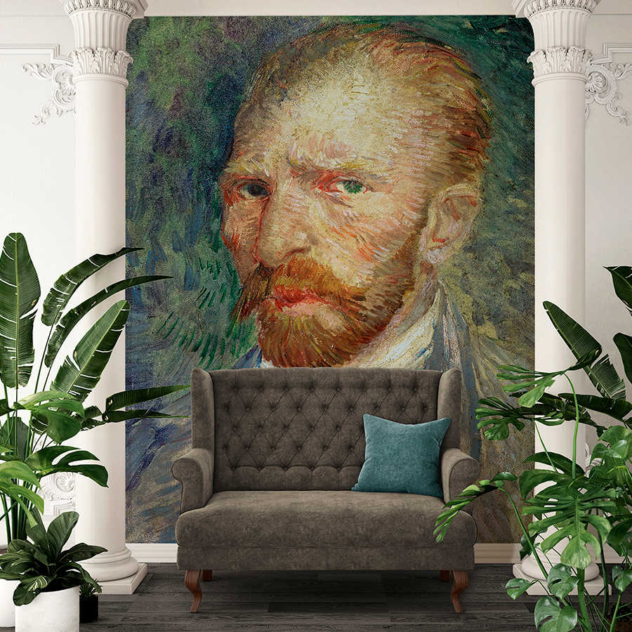         Self Portrait" mural by Vincent van Gogh
    