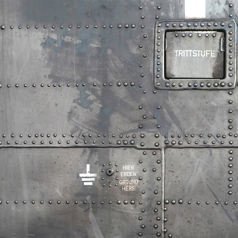 Metall, Nähte, Tür, Panel, Erdung hier