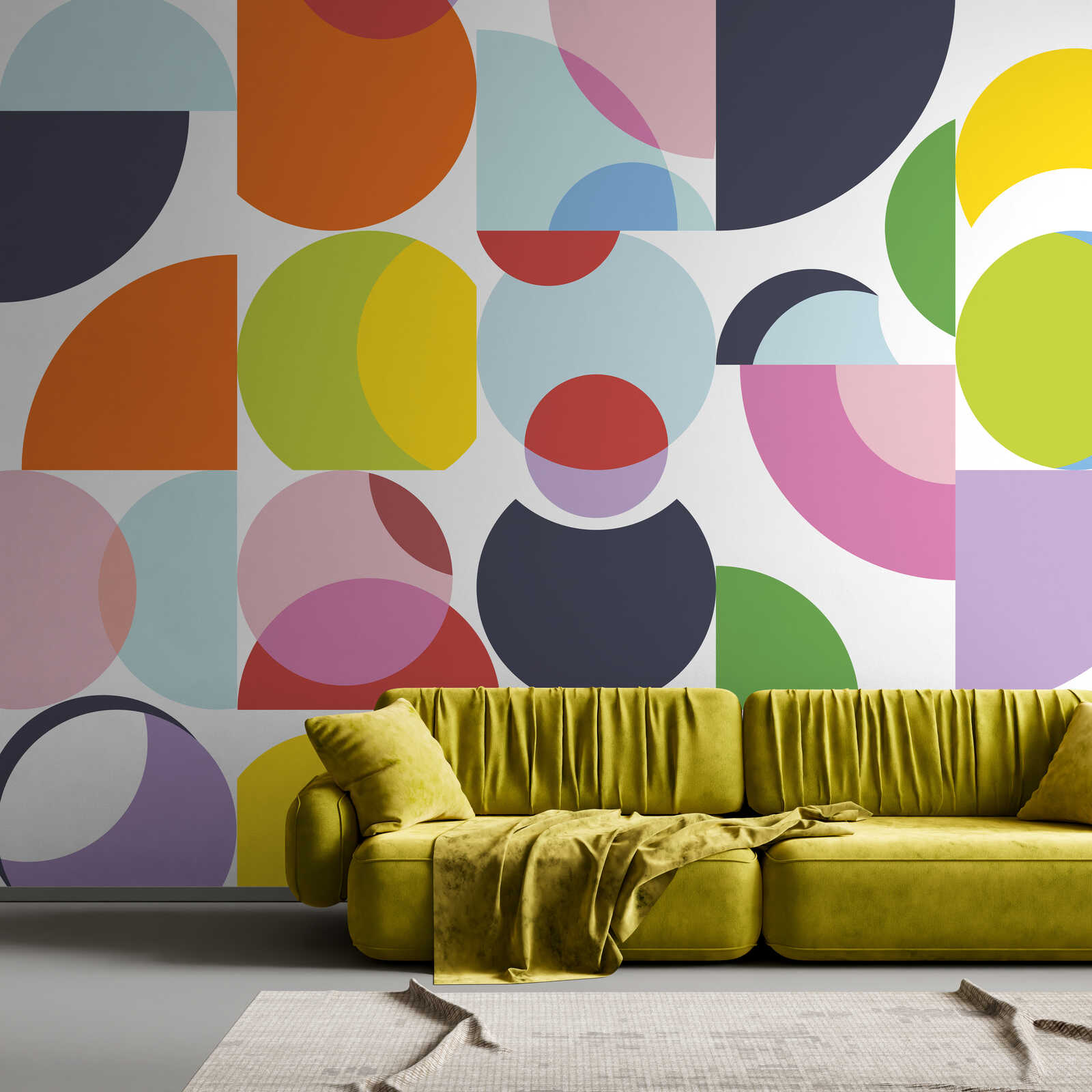 abstract-pattern, geometrisch, mehrfarbig, wandteppich, sofa-stuhl