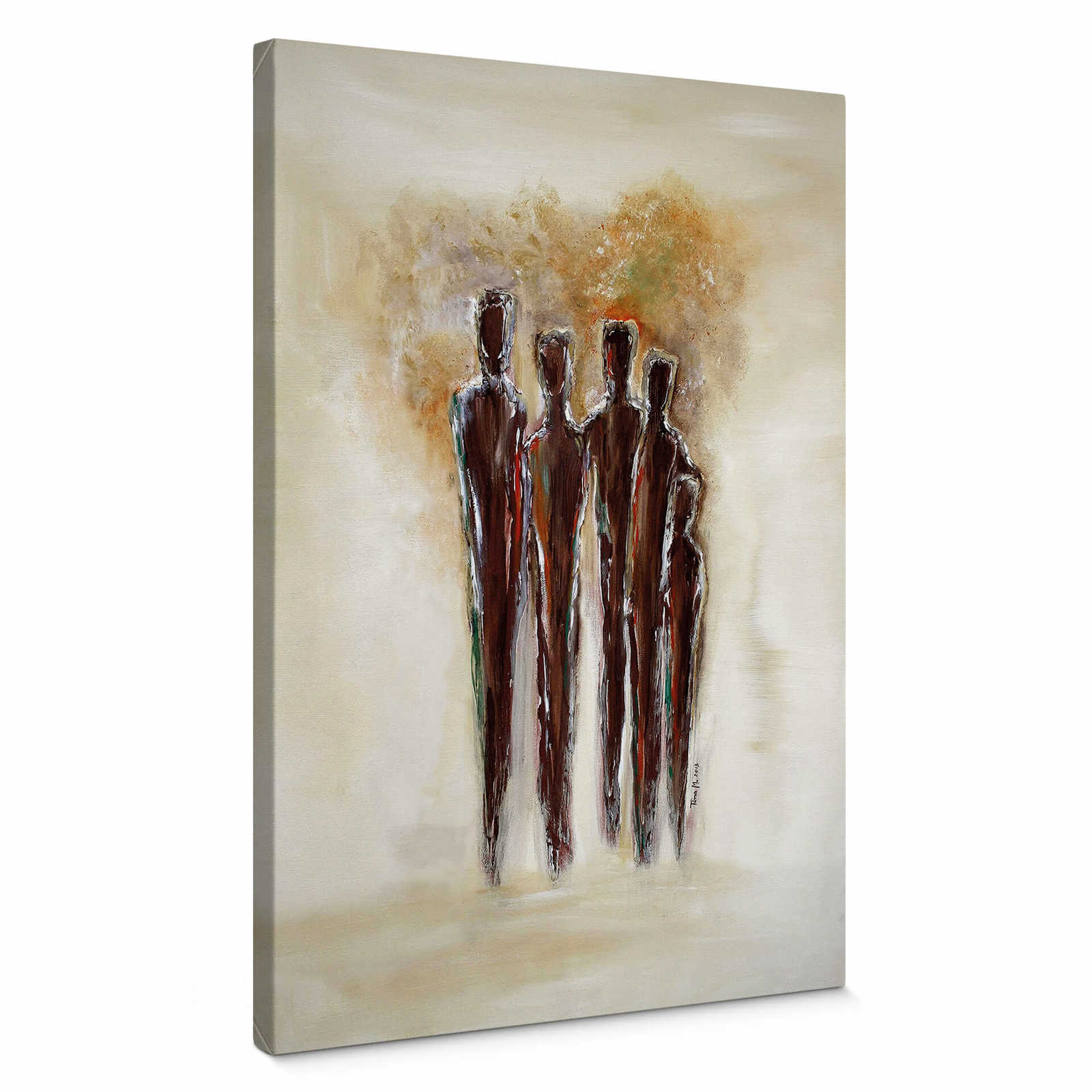         Tableau sur toile Art Tina Melz "Together 02", portrait - 0,50 m x 0,70 m
    
