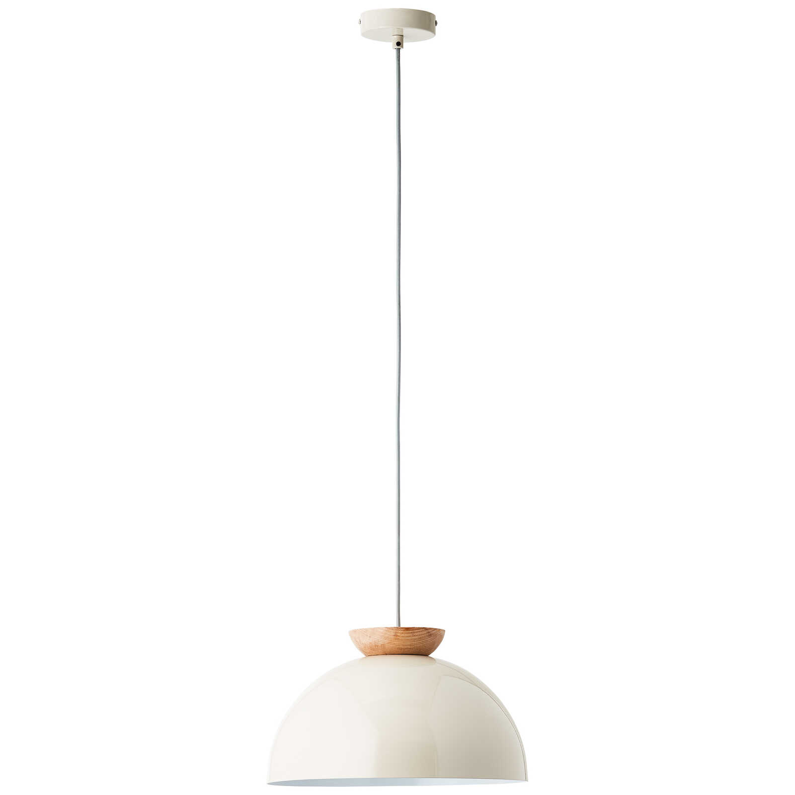             Pendelleuchte aus Holz - Lorena 1 – Beige
        