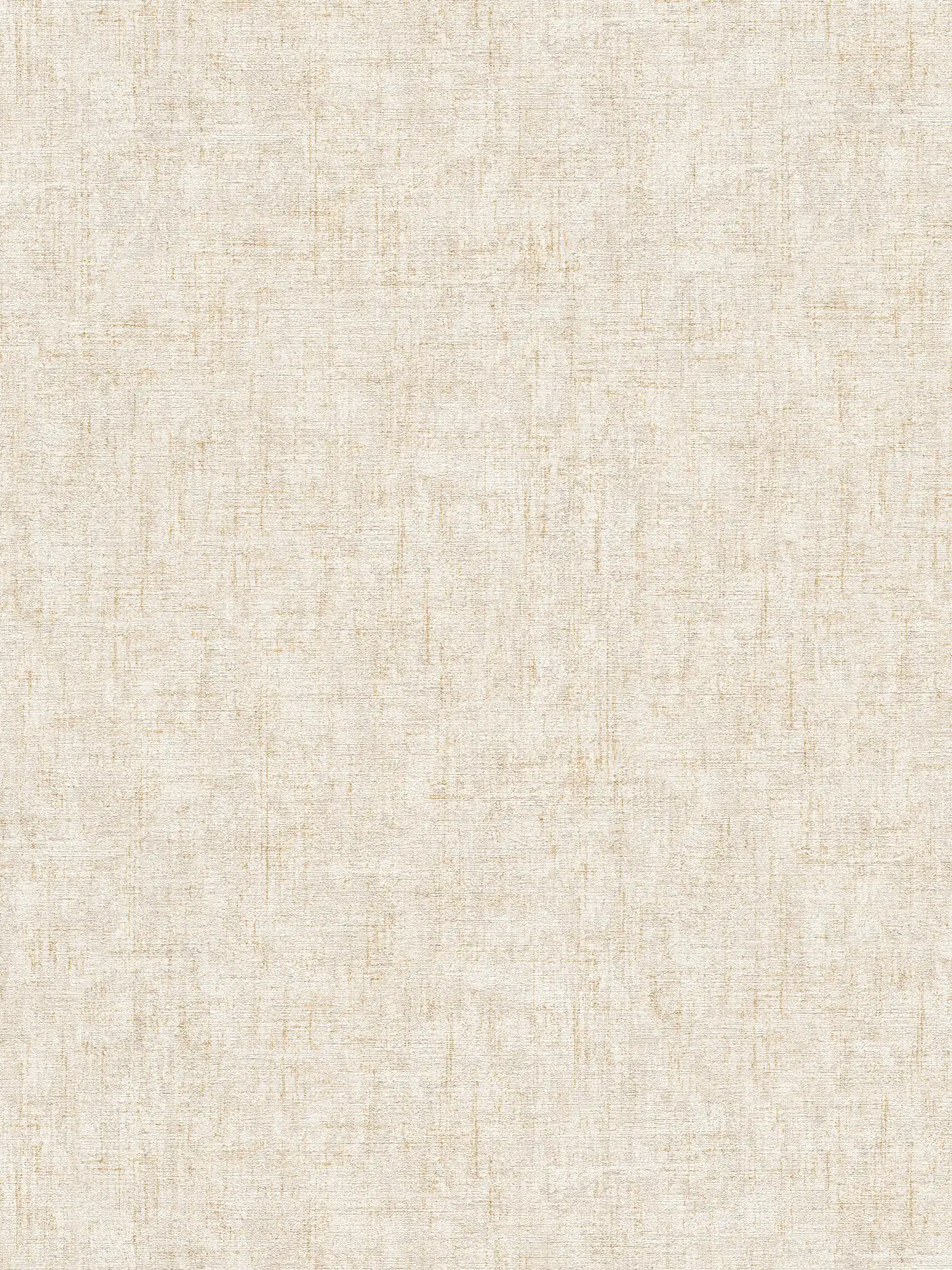             Tapete Creme & Gold meliert mit Metallic Glanz im Vintage Stil
        