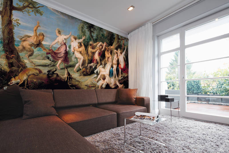             Fototapete 'Diana und ihre Nymphen auf der Jagd' von Peter Paul Rubens
        