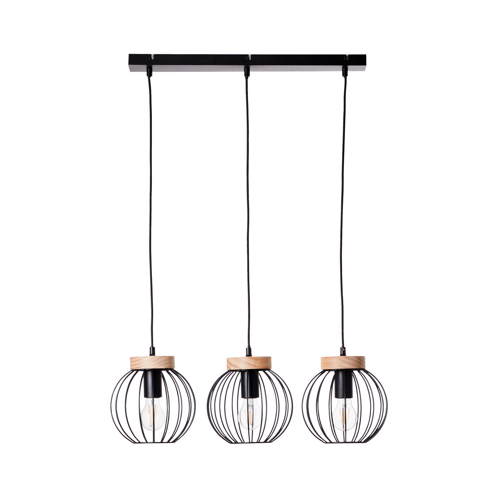         Suspension en bois - Oliver 3 - Marron
    