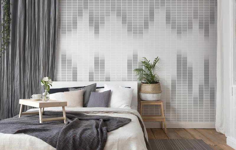 Schlafzimmer, Wandgestaltung, Bett, Kissen, Pflanze