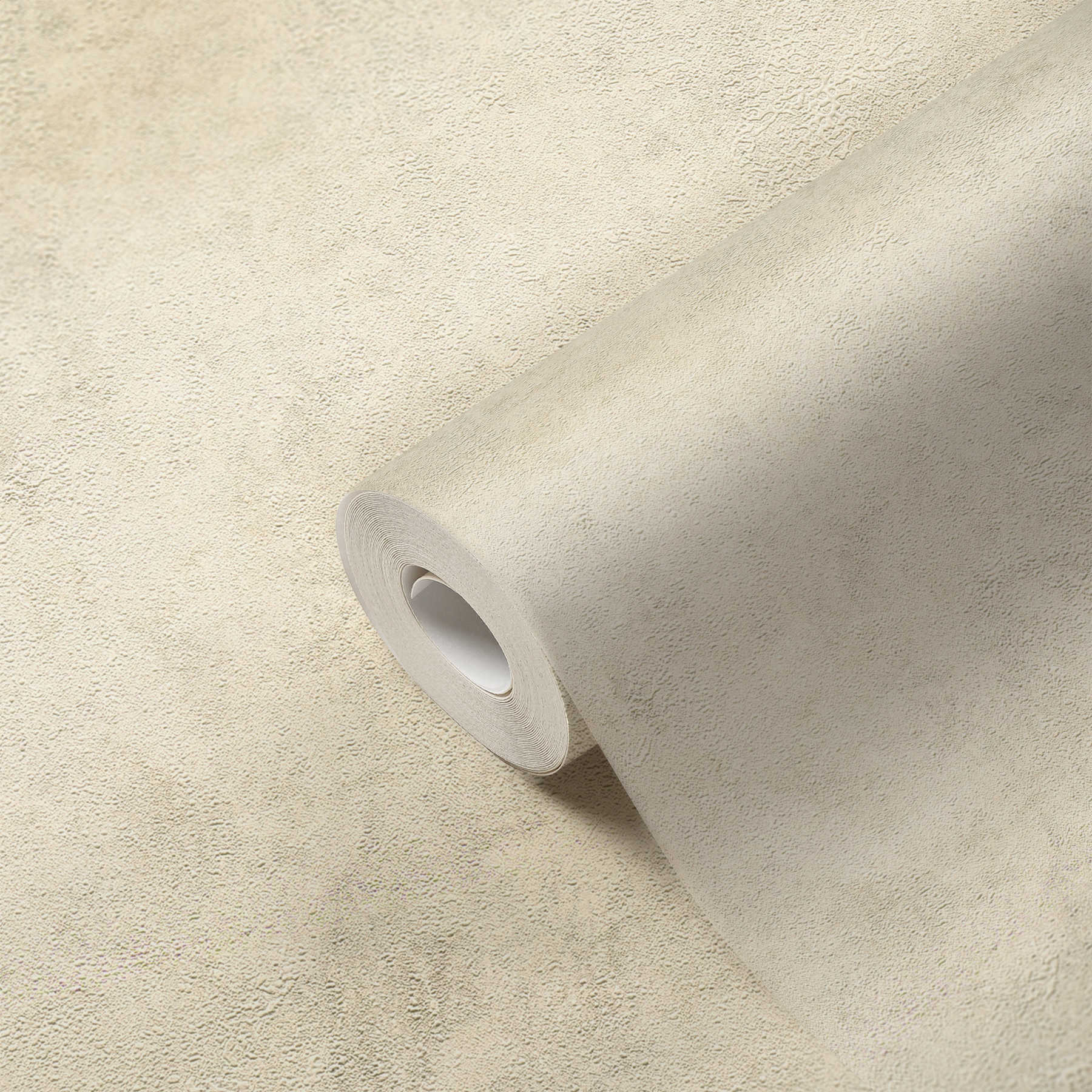             Tapete raue Struktur & Glanz-Effekt – Creme, Silber, Grau
        