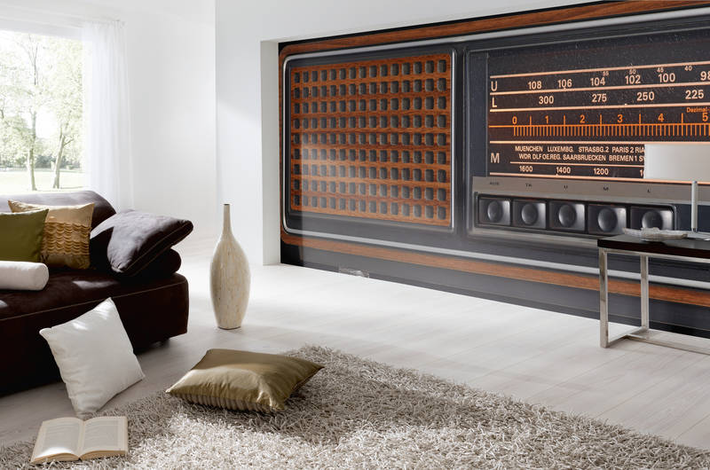 radio, retrovintage, wohnzimmer, teppich, rug