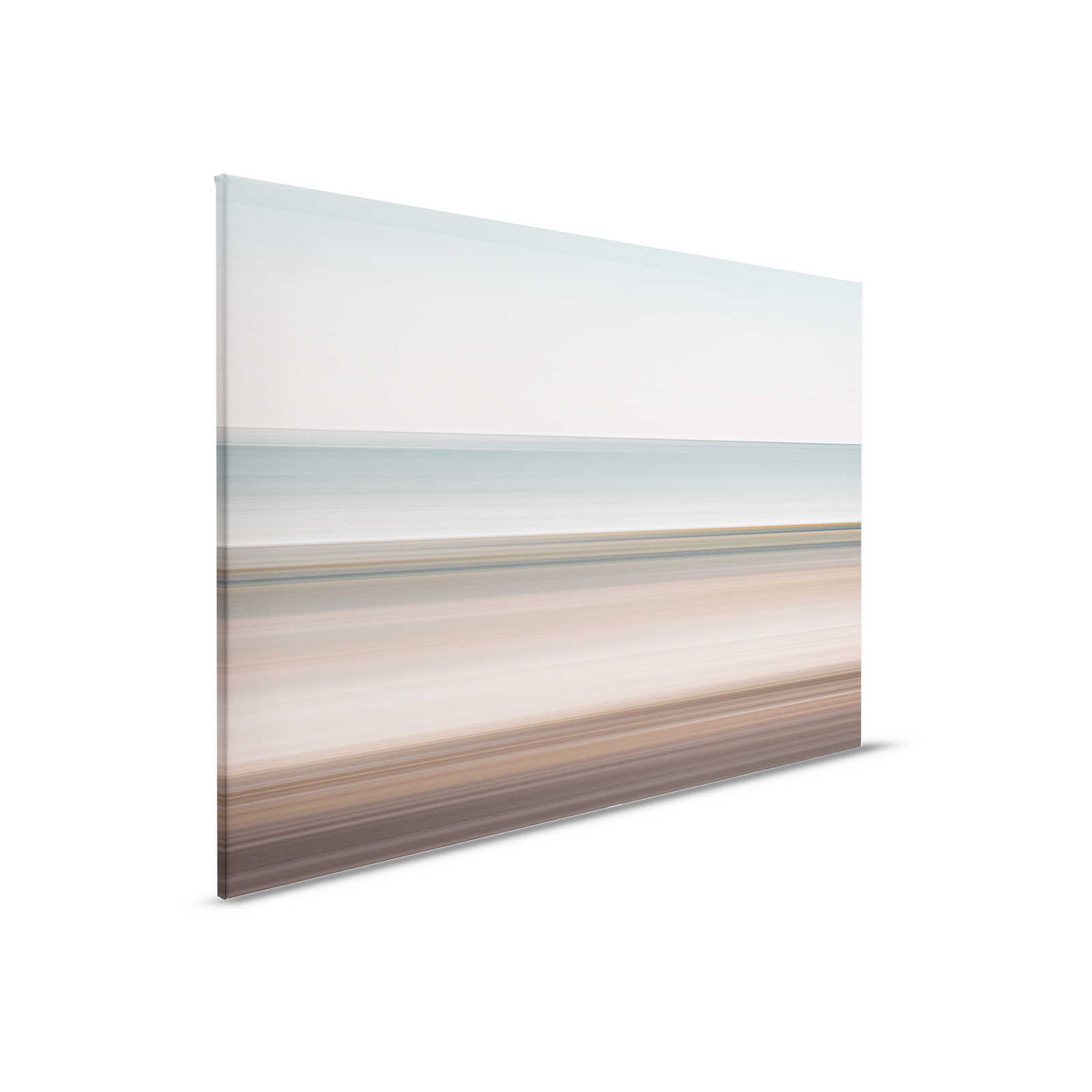         Horizon 2 - Canvas schilderij abstract landschap met lijnenspel - 0,90 m x 0,60 m
    