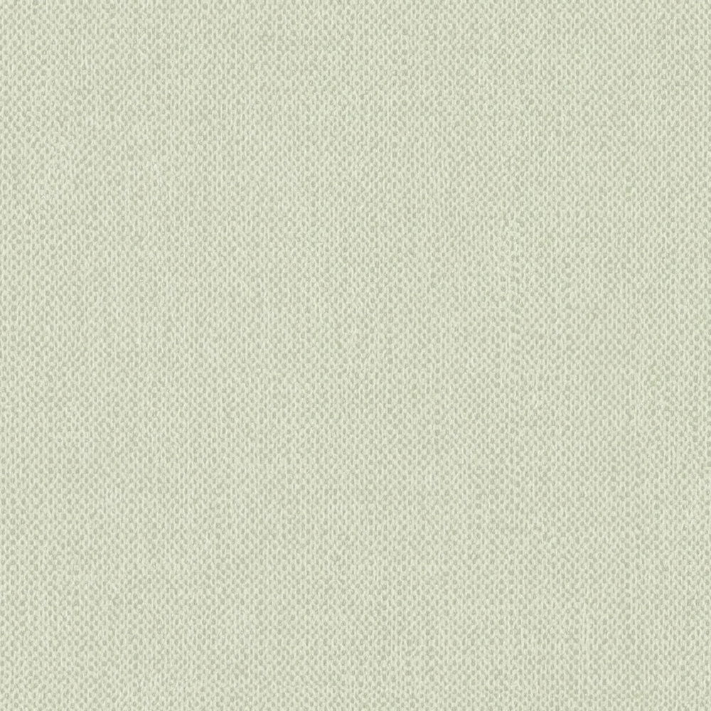             Einfarbige Tapete Hellgrün Pastell mit Textilstruktur – Grün
        