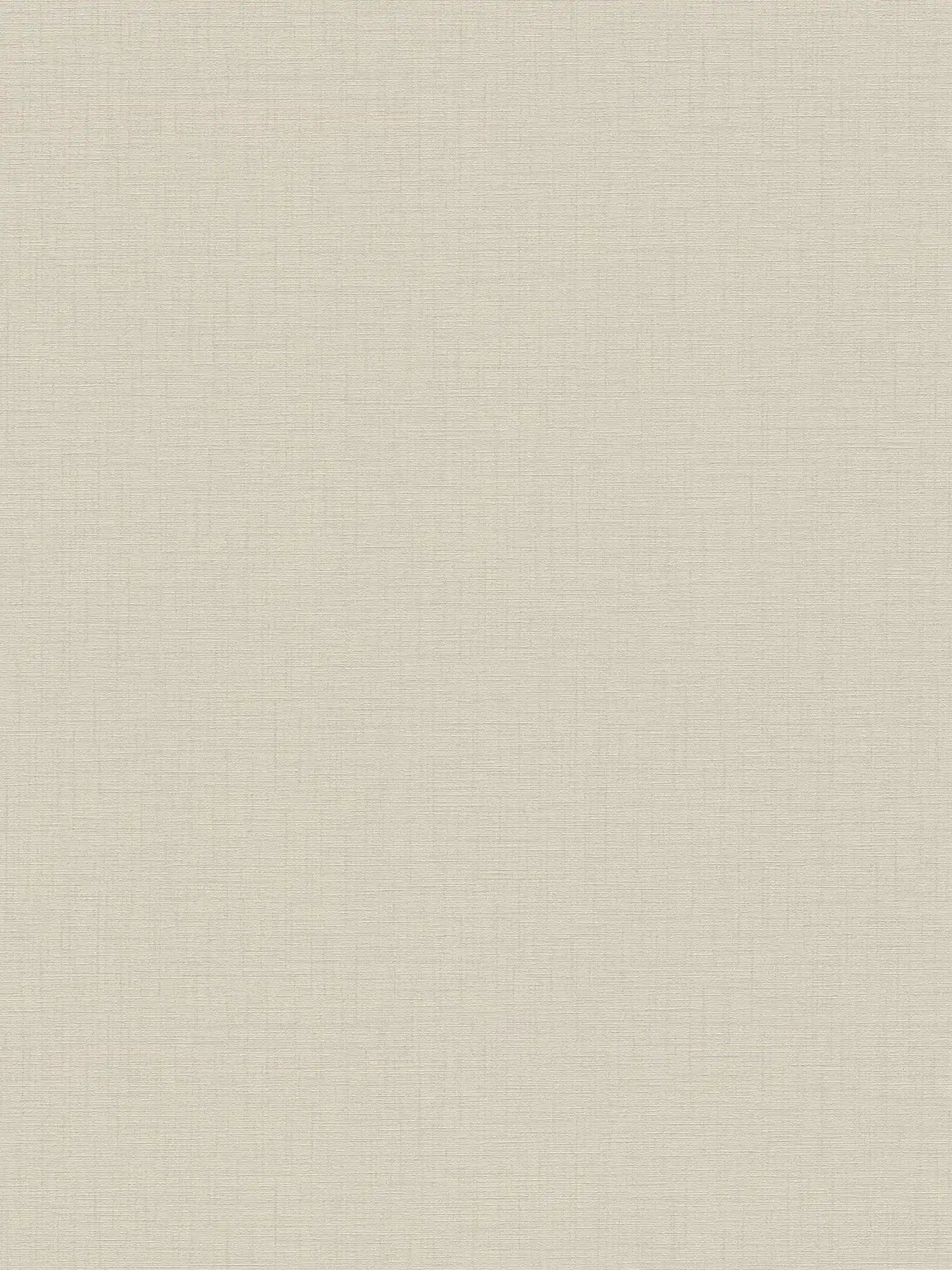 Tapete einfarbig Beige mit Textilstruktur – Grau