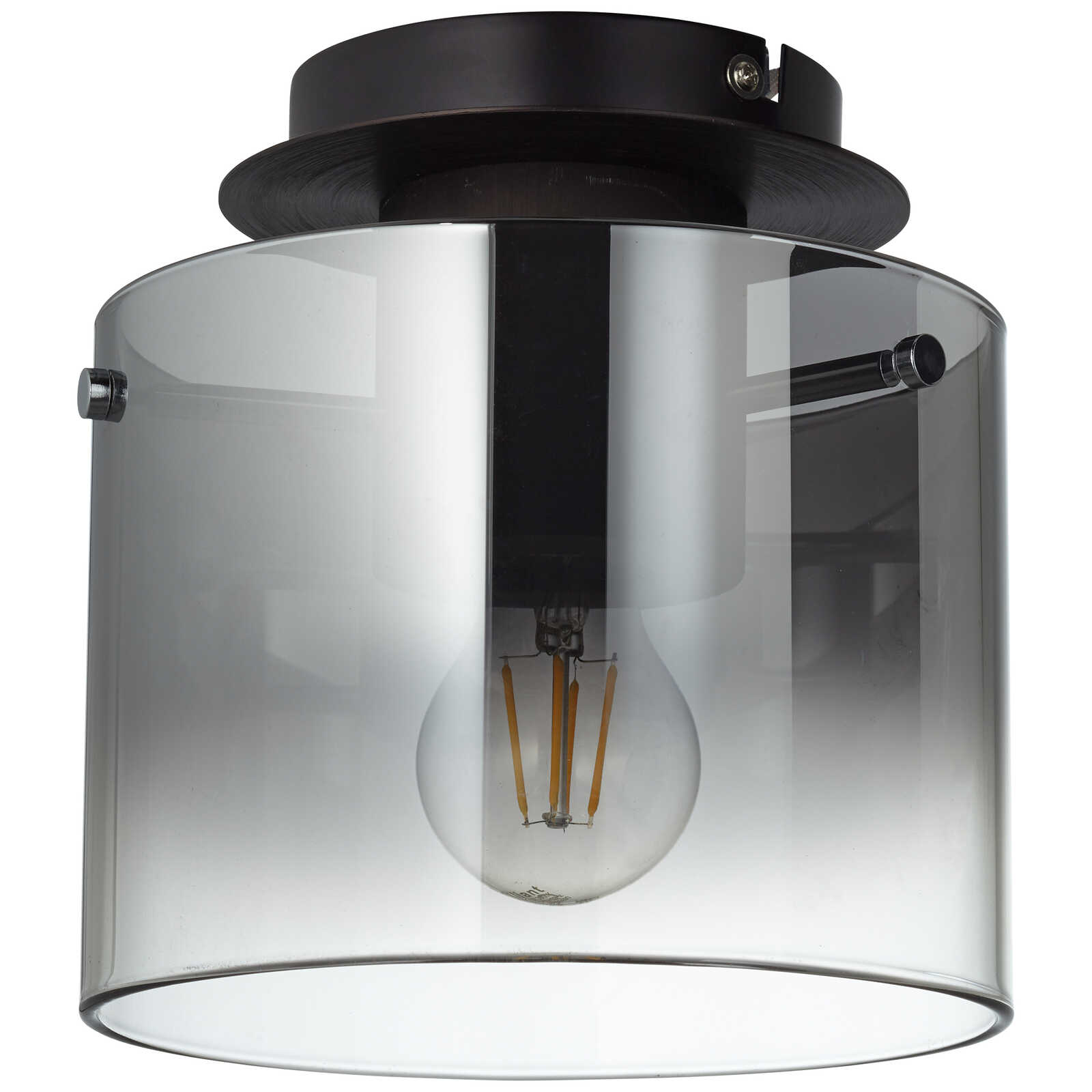 Deckenleuchte aus Glas - Benett 2 – Braun