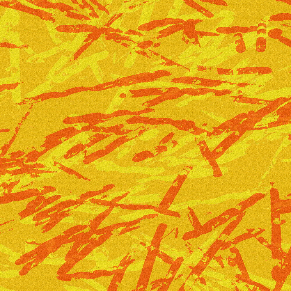             Fototapete 'Goldene Strahlkraft' – Dynamisches Muster für kreative Räume, glatte Oberfläche – Gelb, Orange
        