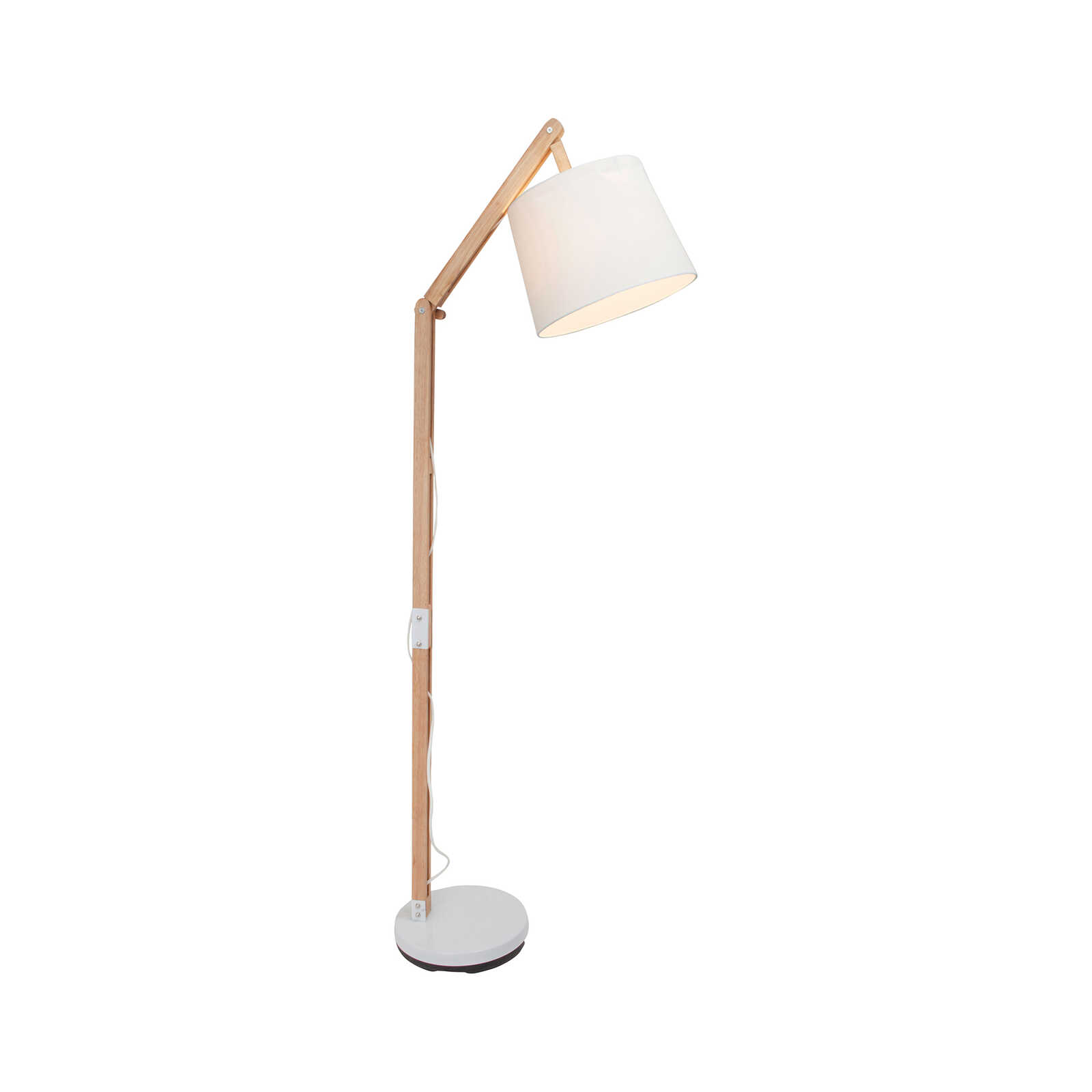         Wooden floor lamp - Diego - Beige
    