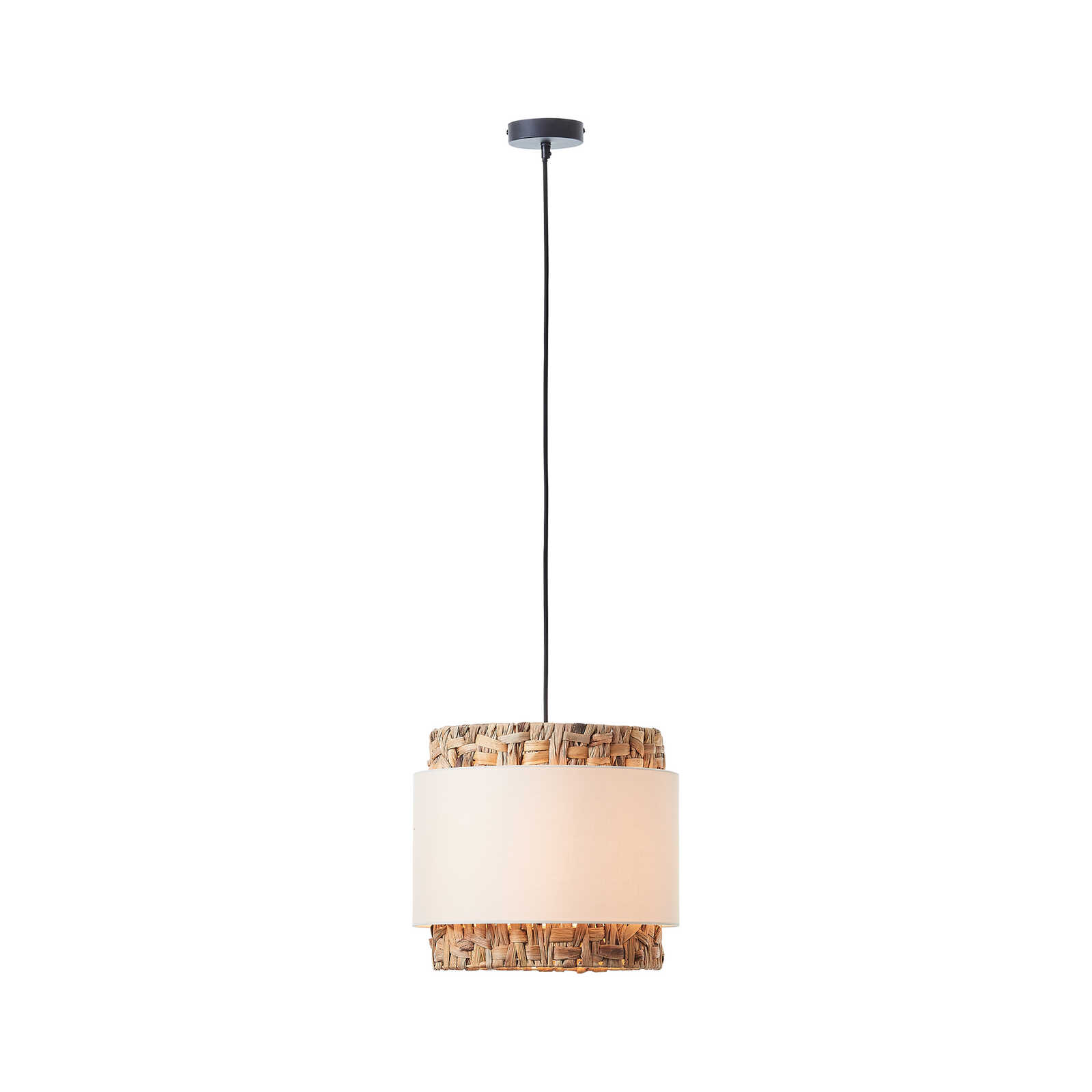         Textile pendant light - Till 3 - Brown
    