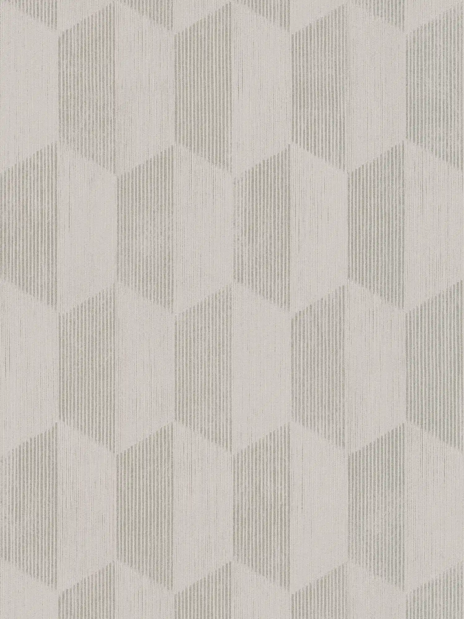         Papier peint rétro avec graphisme 3D - Gris
    