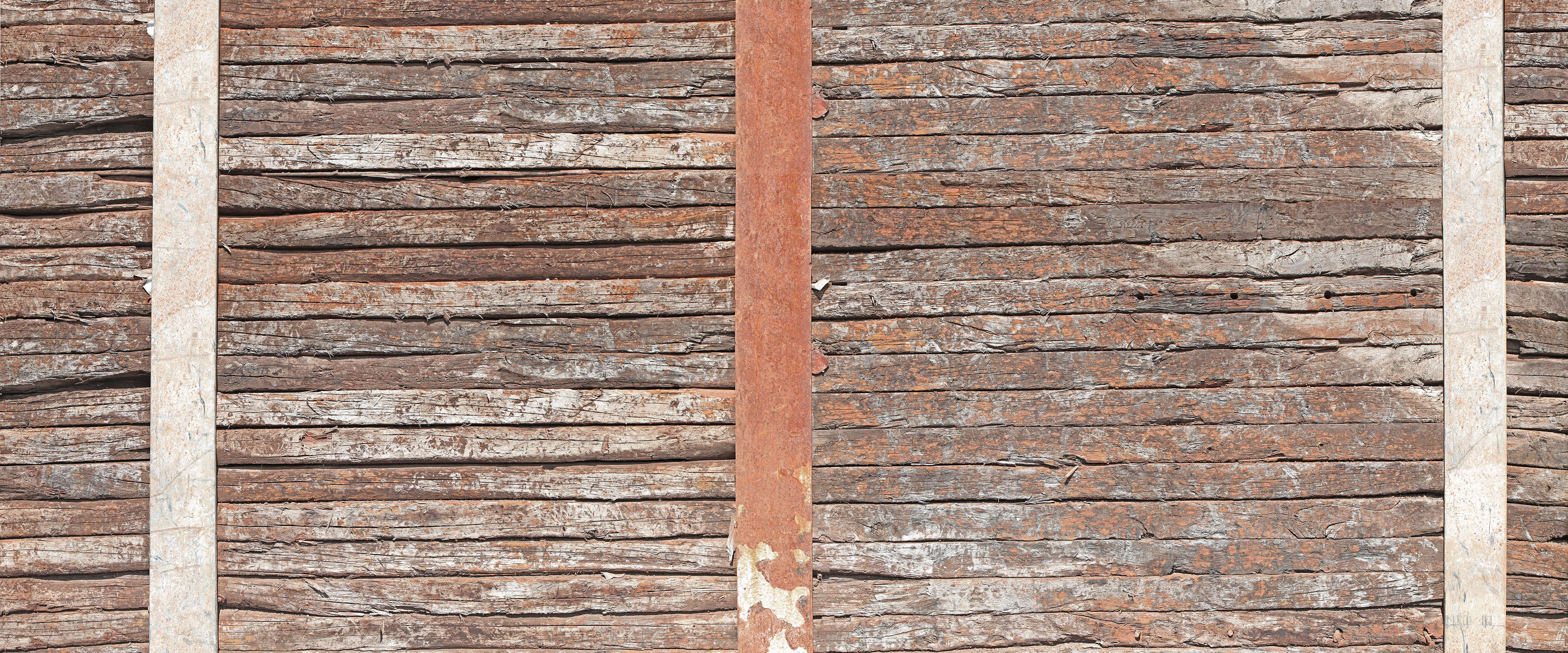 holz, Holzplatten, Verkleidung, Rohr, Stahlband