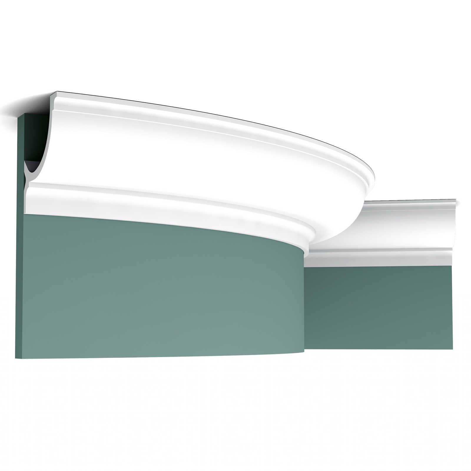         Klassische Zierleiste für indirekte Beleuchtung Buenos Aires – C902F
    