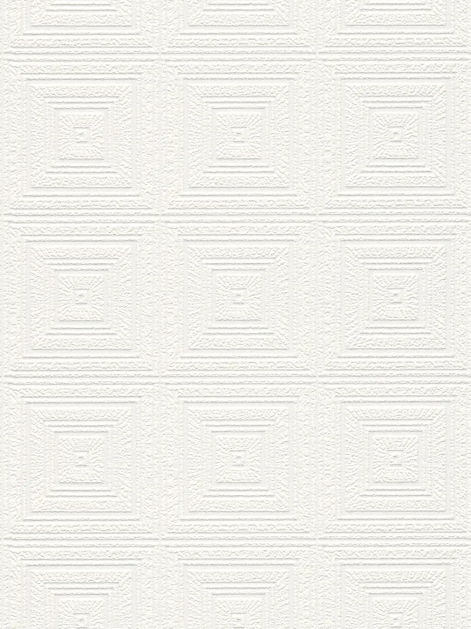         Cassettes papierbehang textuureffect & gipslook - wit
    