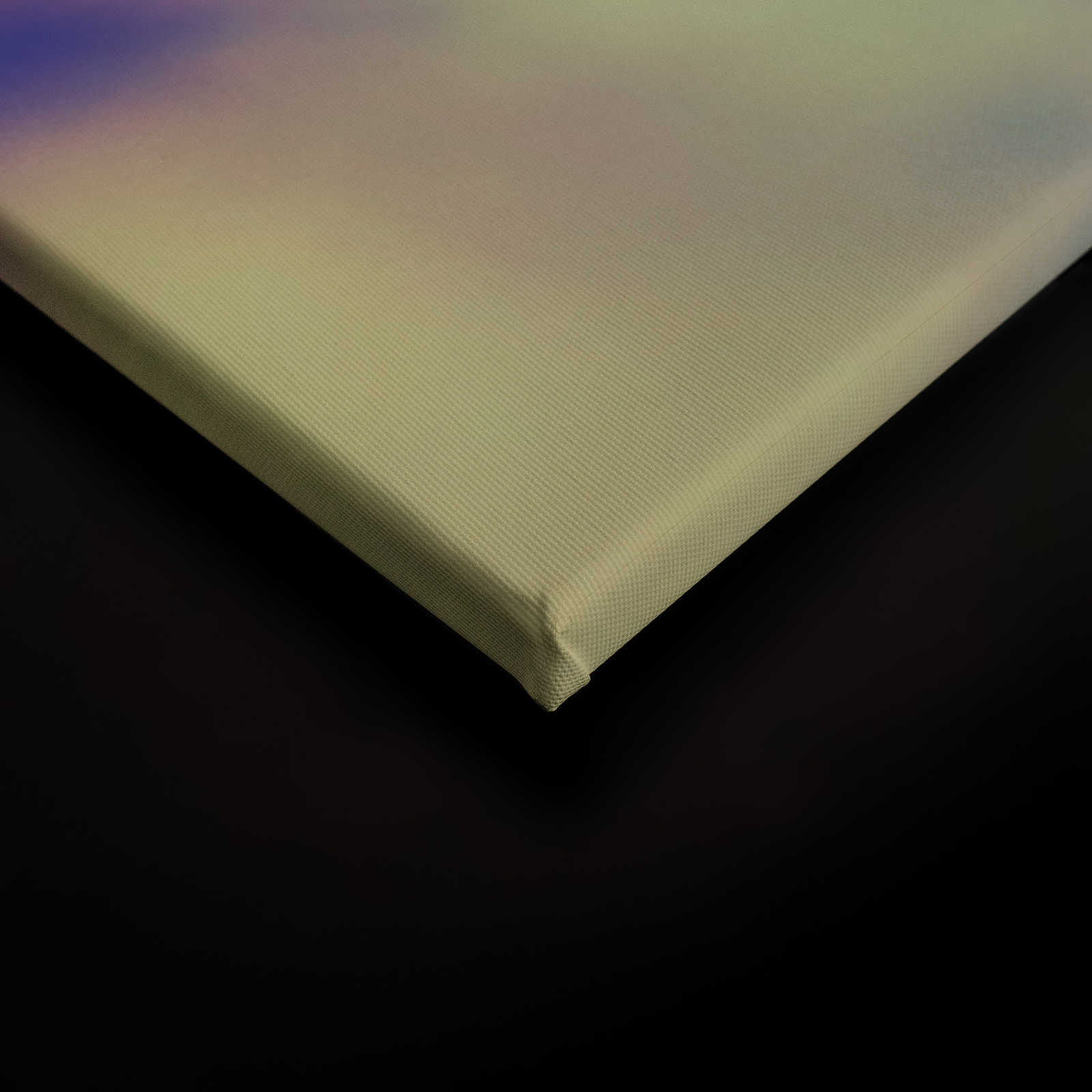             Leinwand mit Pusteblume Bildmotiv | Blau, Violett, Weiß – 0,90 m x 0,60 m
        