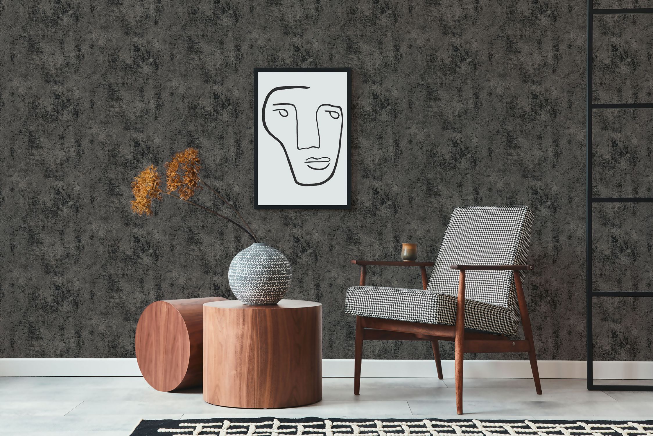 Black-wallpaper-Japandi_AS374256