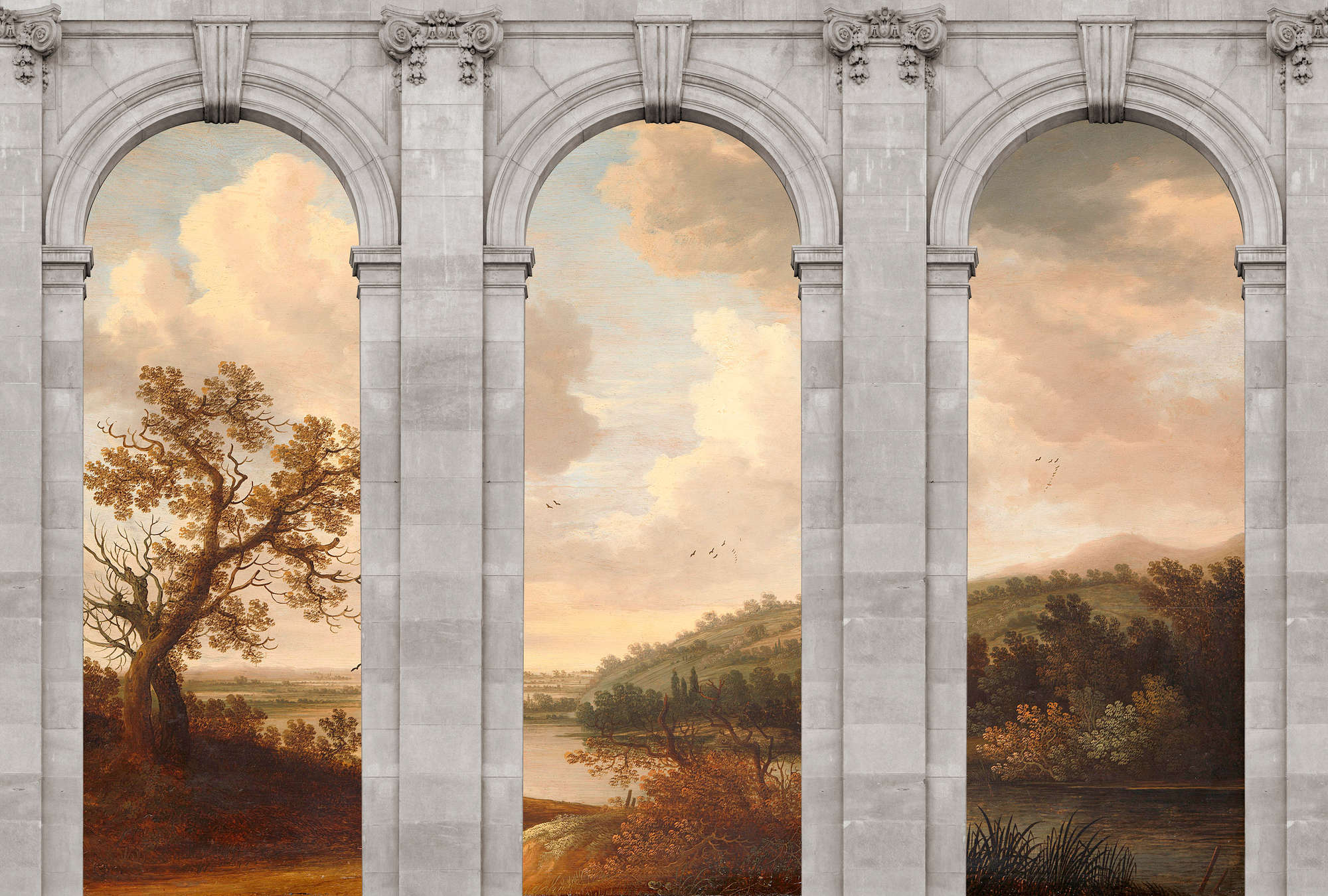 Kunst, Malerei, Bogen, Architektur, Gebäude