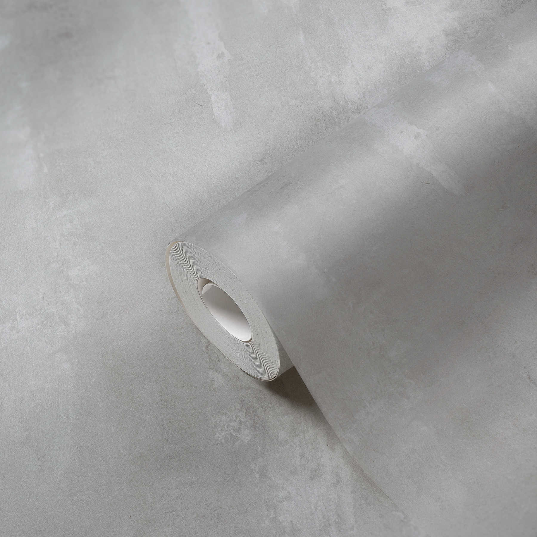             Betonbehang met veegvast motief in industriële stijl - grijs
        