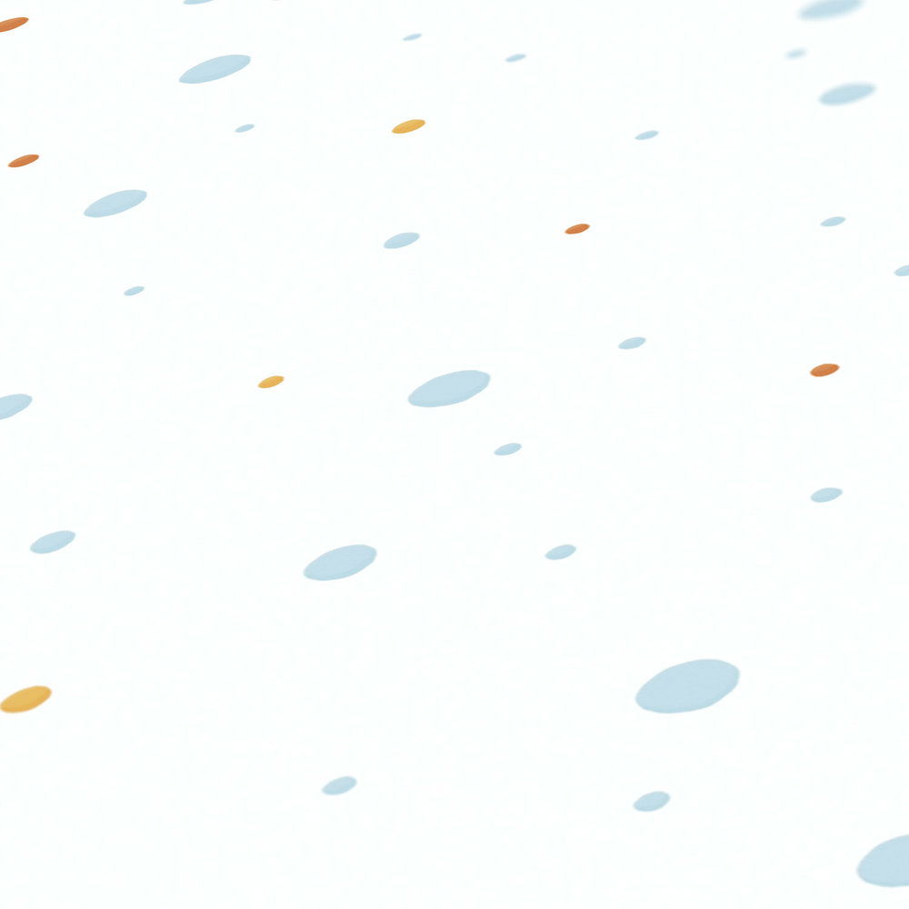             Tapete Kinderzimmer Punkte – Blau, Weiß, Gelb
        