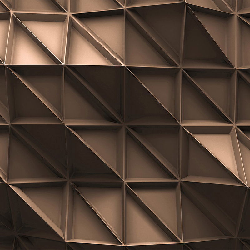         Kupfer-Look Fototapete – Vliestapete in 3D Optik im futuristischen Look – Braun, Metallics
    