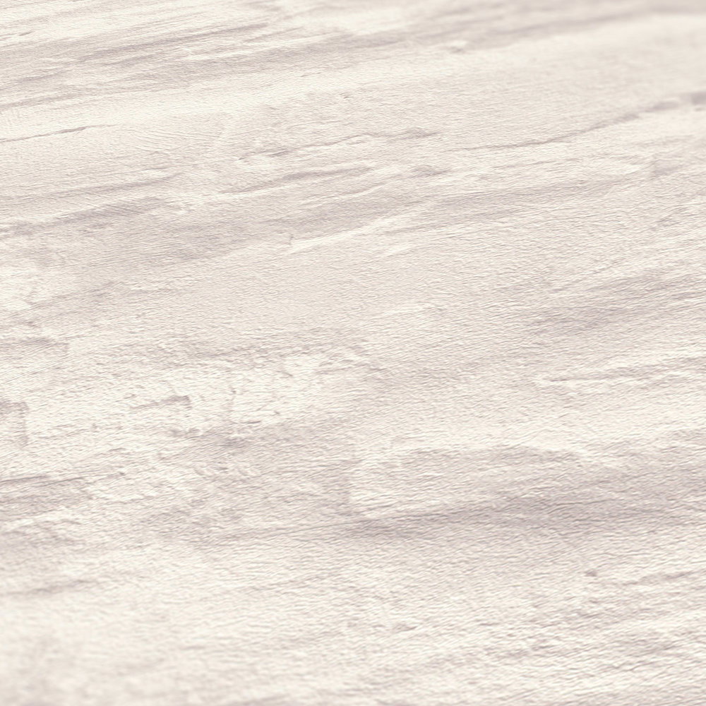             Helle Vliestapete in Mauer-Optik mit Natursteinen & Putz – Creme, Weiß
        