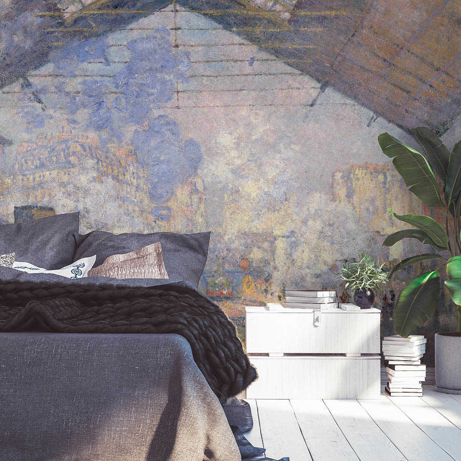 Innenarchitektur, Pflanze, Pflanze im Topf, Bett, Dekoration für Zuhause