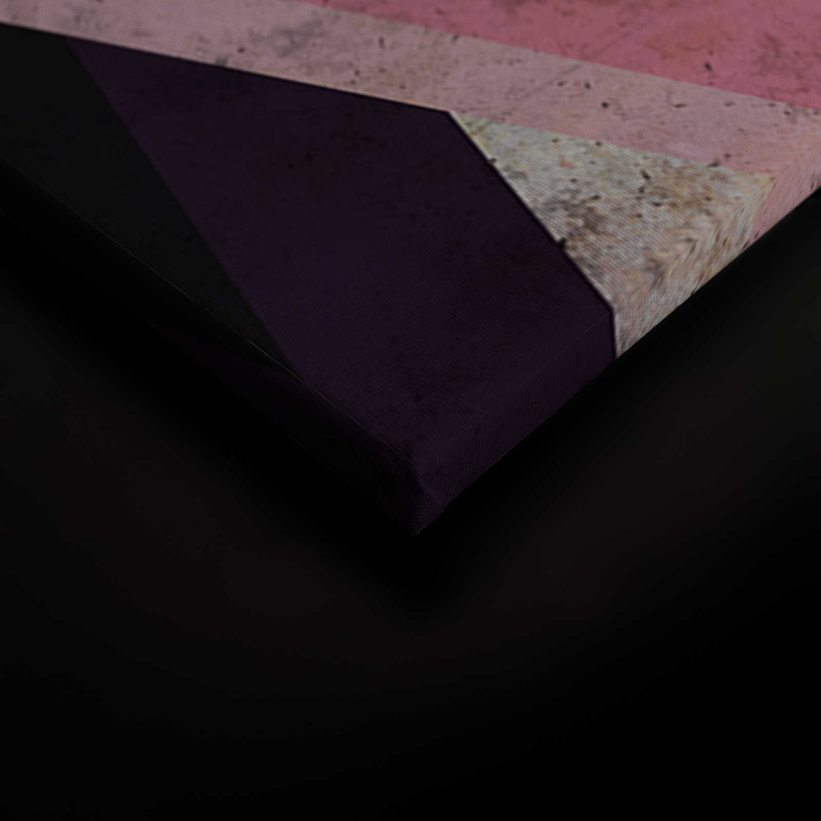             Beton-Leinwandbild mit Stern-Grafik im Polygon Stil – 0,90 m x 0,60 m
        