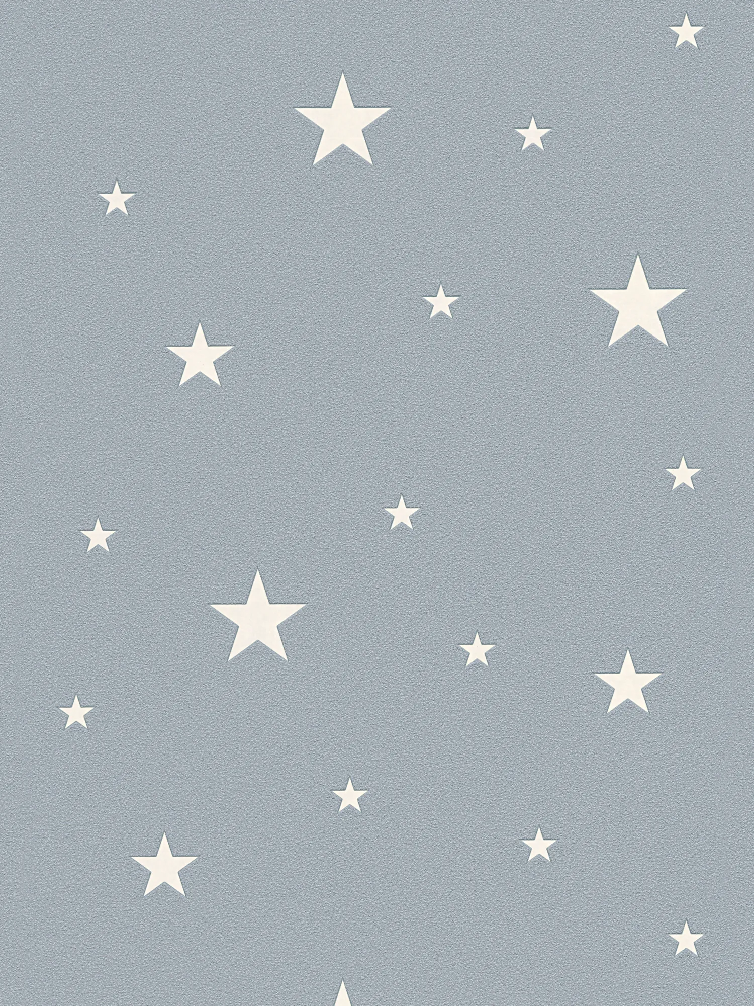         Glow effect nursery wallpaper with luminescent stars - smoke blue
    
