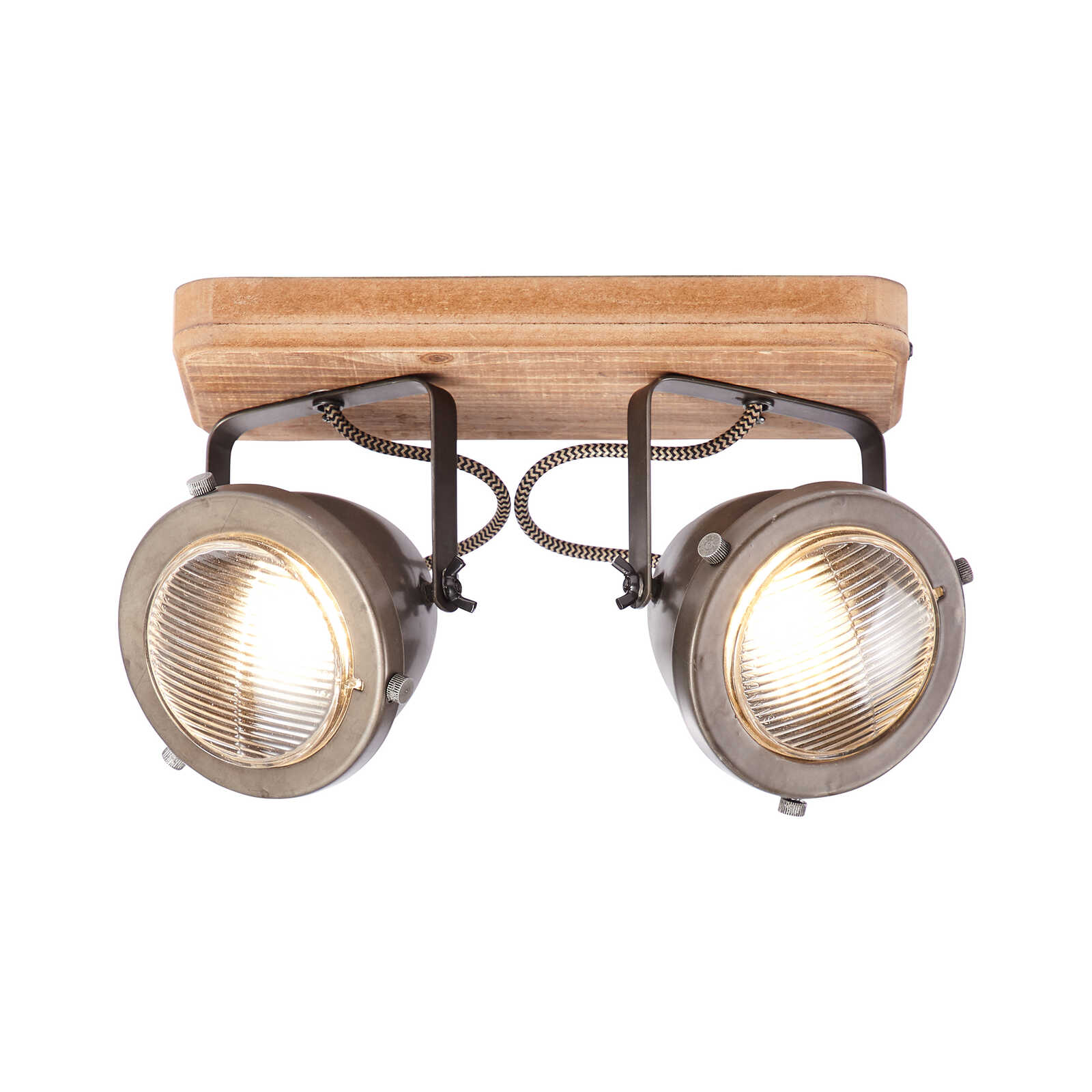         Spotbalken aus Holz - Dilara 2 – Braun
    