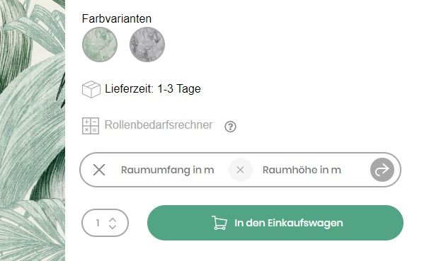 Roll Calculator View