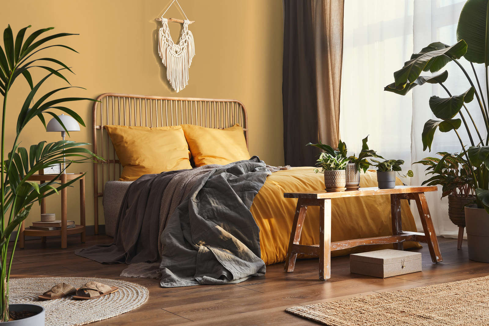             Peinture murale Premium ocre stimulant »Juicy Yellow« NW801 – 1 litres
        