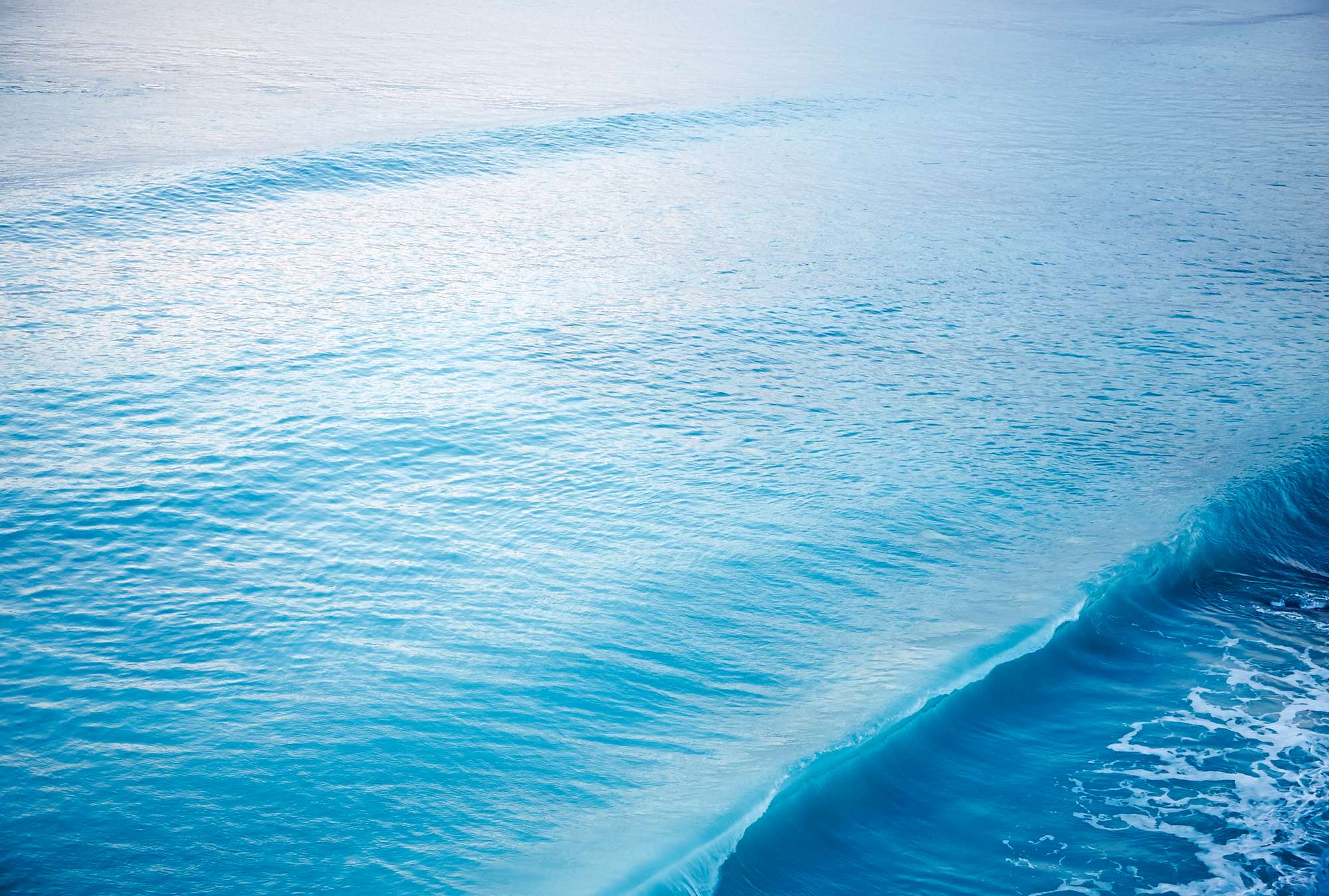 Meer, Wellen, Blau, Ozean, Wasserschaum