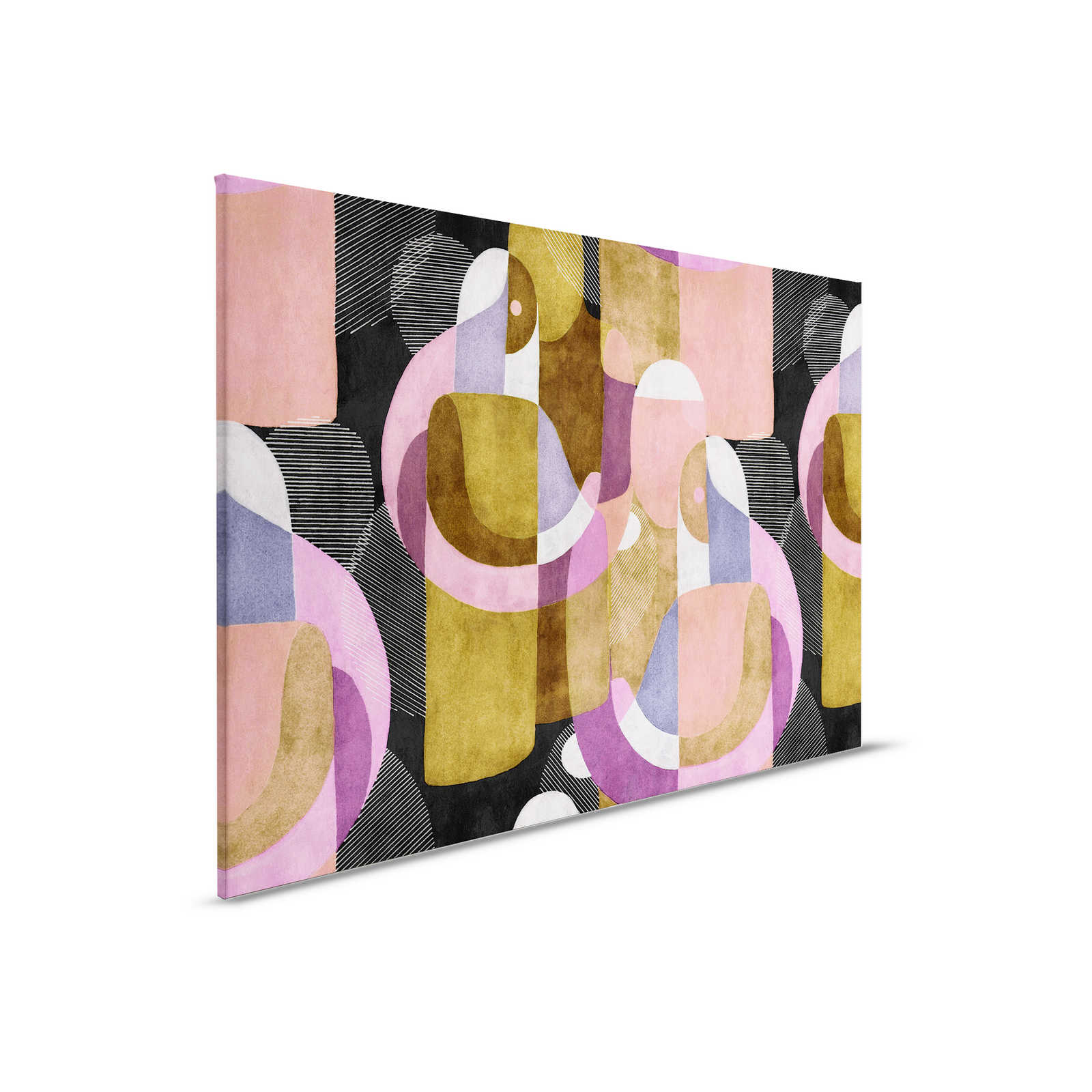         Meeting Place 3 - Toile Ethno Style style Colour Block multicolore - 0,90 m x 0,60 m
    