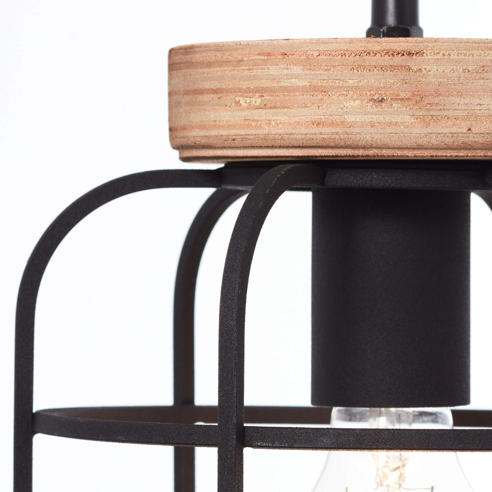 Pendelleuchte aus Holz - Inga 11 – Braun