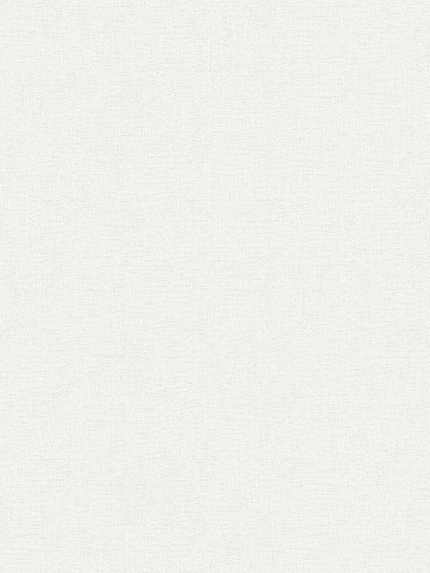 Cremeweiße Vliestapete mit Textilstruktur – Weiß