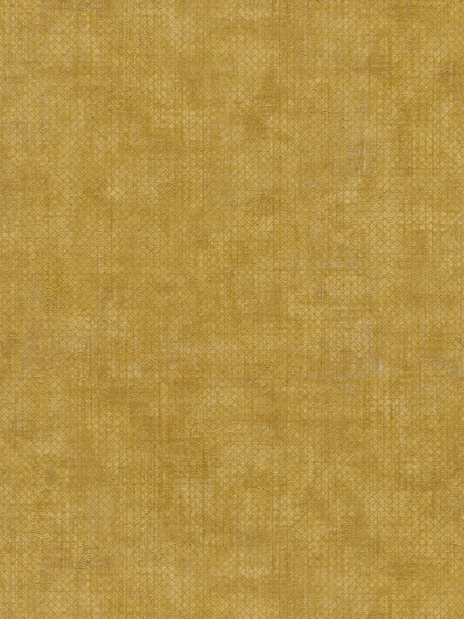         Wallpaper mustard yellow with metallic texture pattern - yellow
    