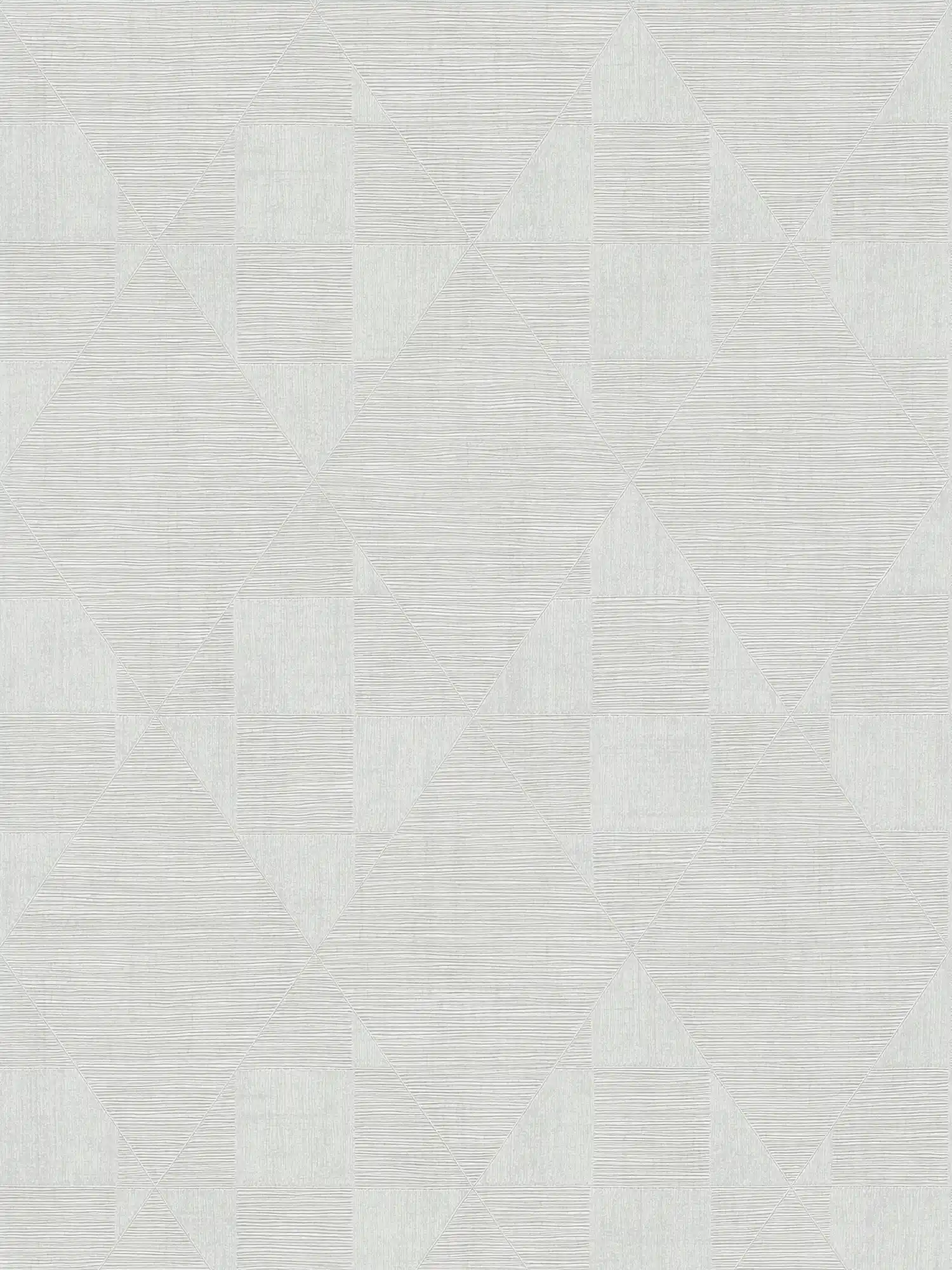         Retro Tapete mit Metallic Strukturdesign – Grau, Weiß
    