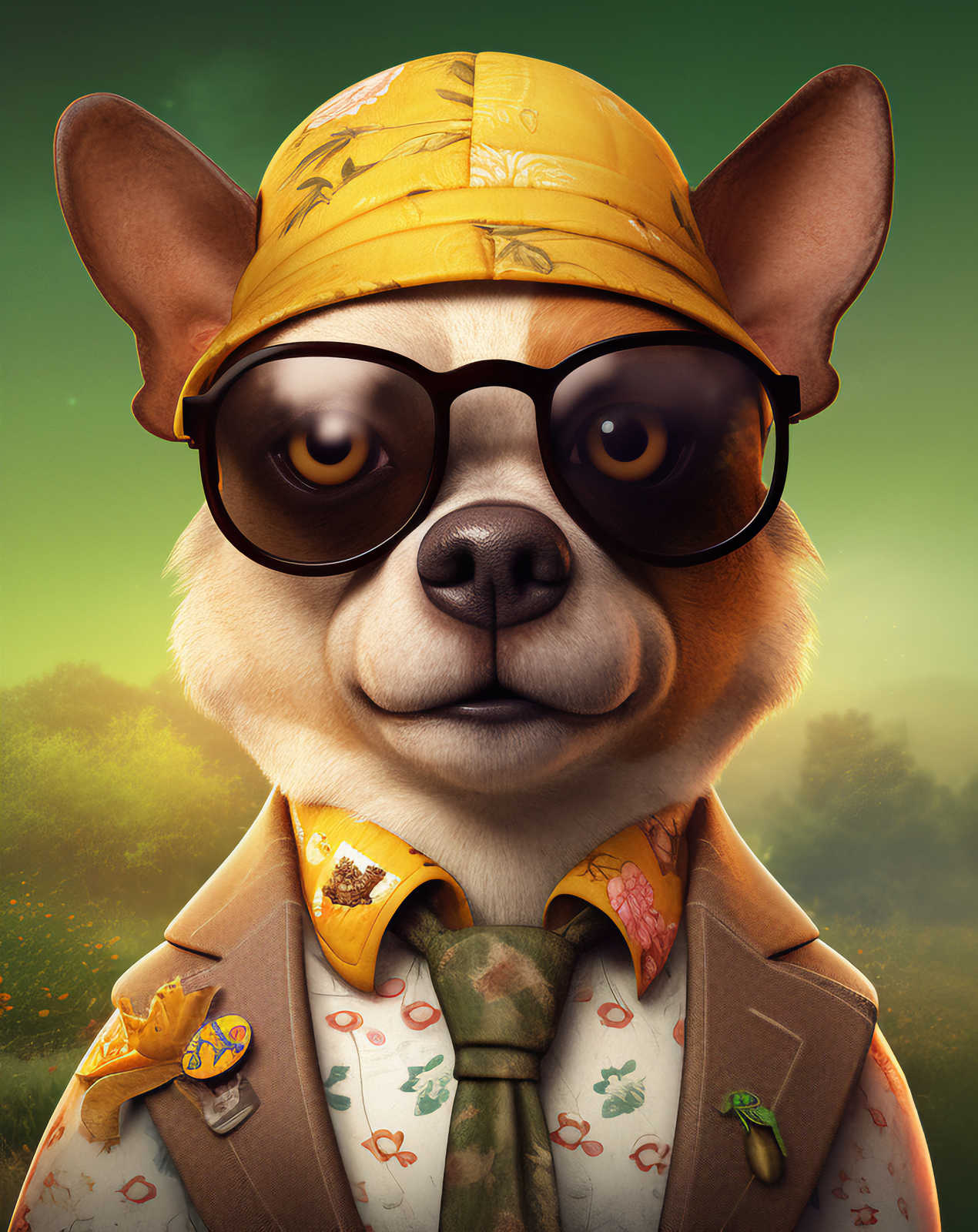             KI-Leinwandbild »Scout Dog« – 60 cm x 90 cm
        