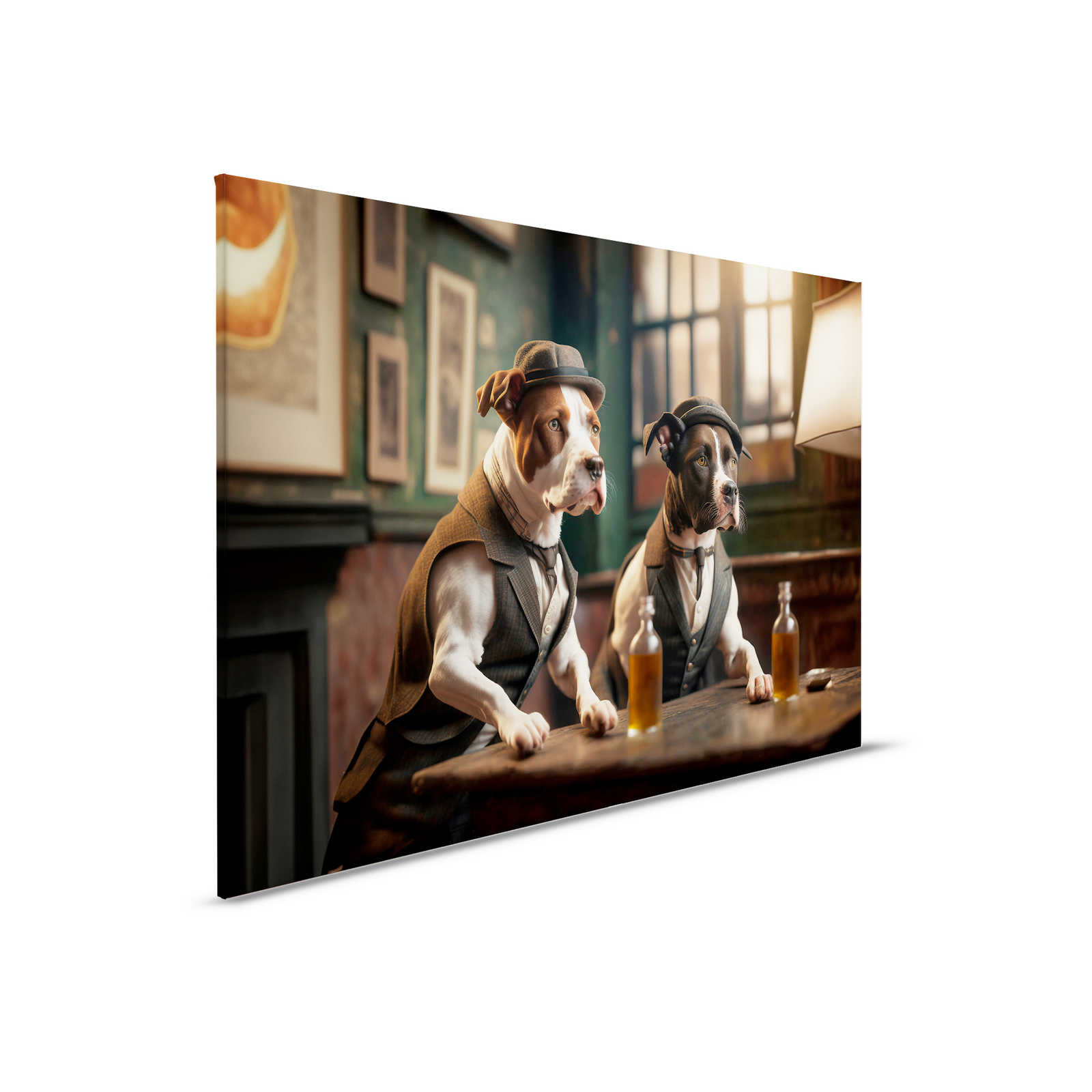             KI Canvas schilderij »Doggy Bar 2« - 90 cm x 60 cm
        