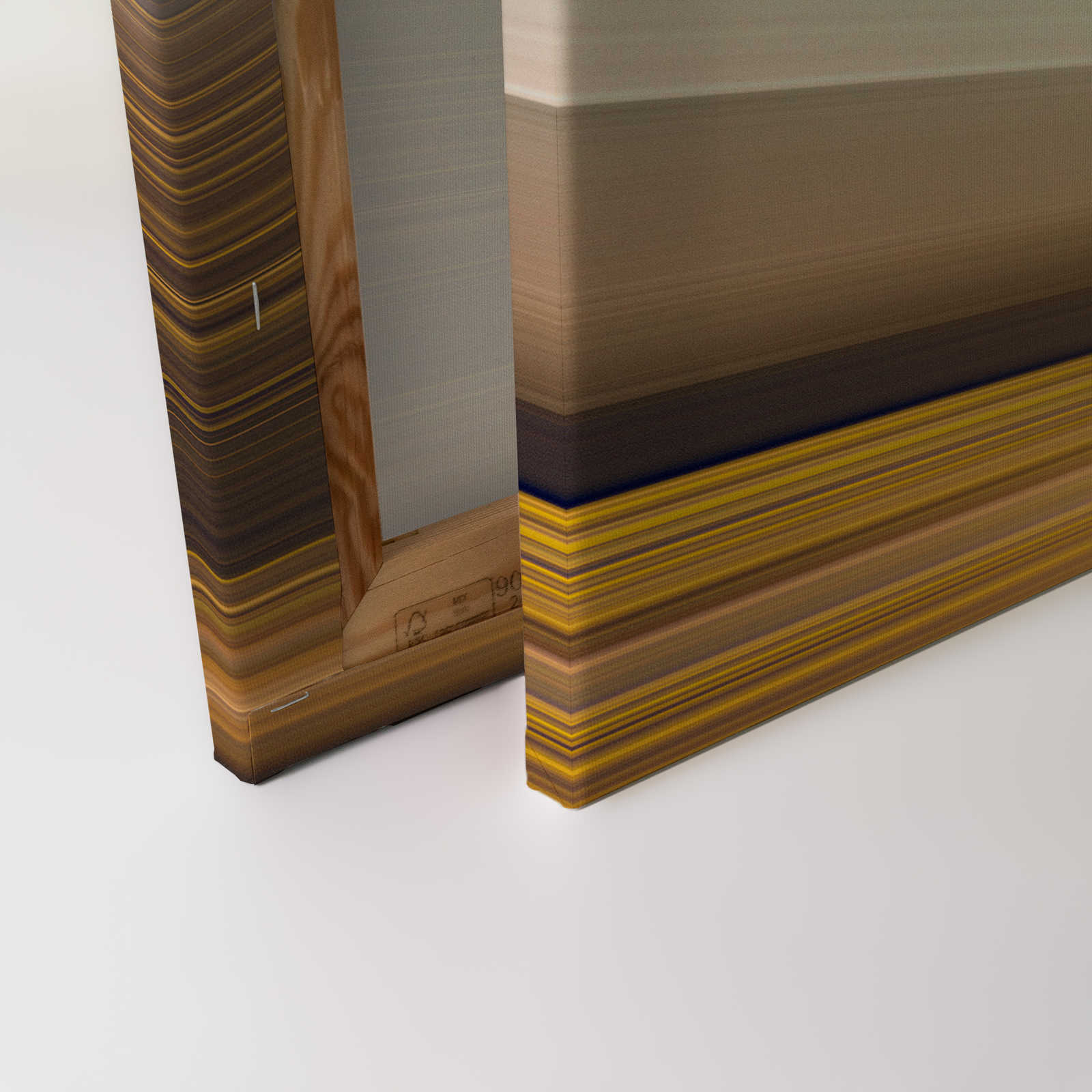             Horizon 3 - Leinwandbild Landschaft abstrakt mit Farbdesign – 0,90 m x 0,60 m
        