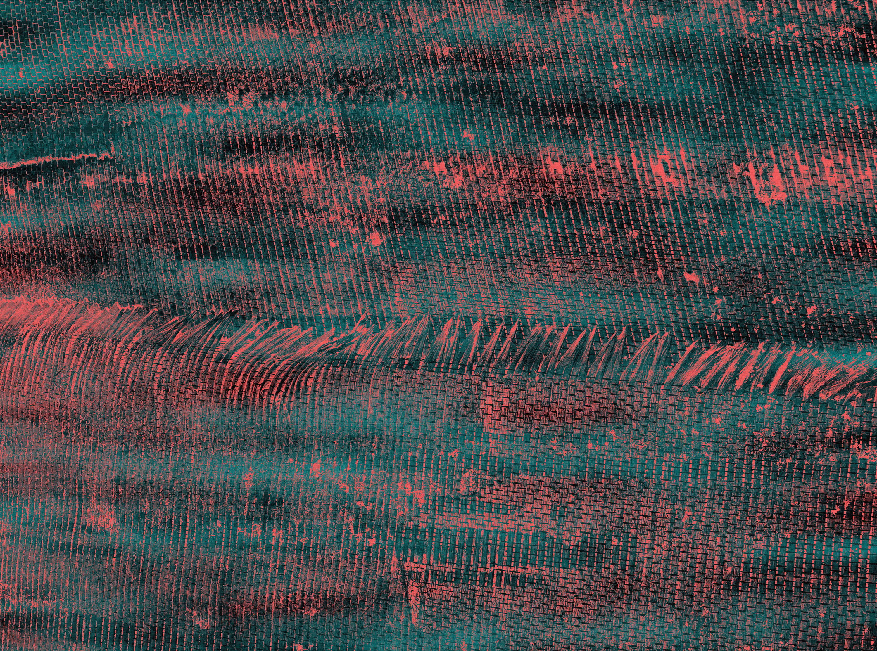             Fototapete 'Verwaschene Farbstruktur' – Ausdrucksstark und modern, fein – Rot, Schwarz
        