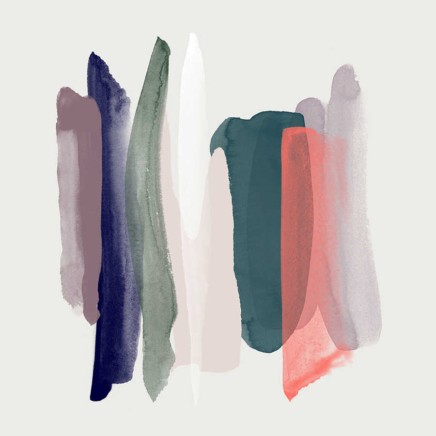         Near - papier peint avec des rayures aquarelles dans les tons de terre
    